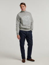 Embroidered Driving Sweatshirt