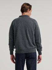 Grey Raglan Racing Polo