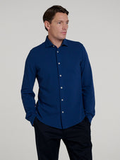 Denim Pique Richmond Shirt