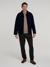 Grey Double Face Reversible Jacket