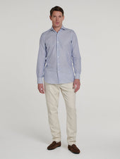 Royal Blue Chambray Hand Finish Shirt