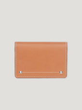 Tan Hex Folded Credit Card Case 1904