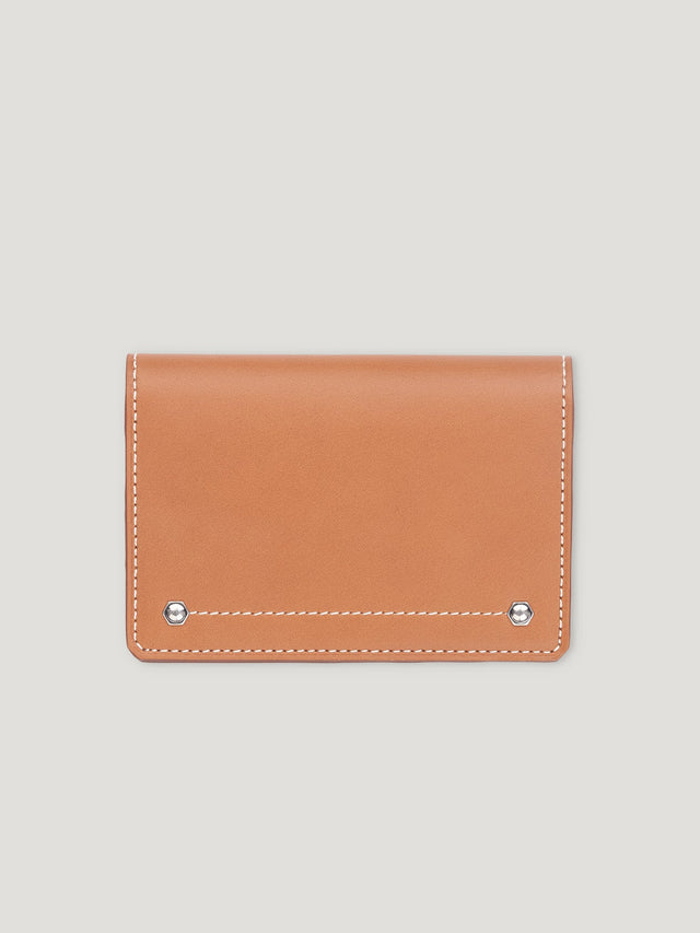Tan Hex Folded Credit Card Case 1904