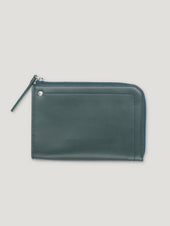 Dark Green Hex Half Medium Wallet 1945