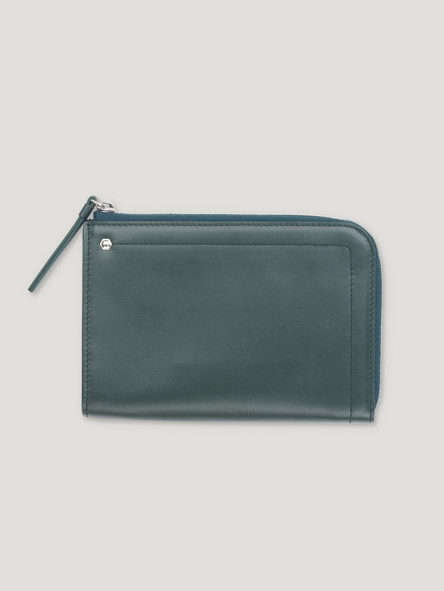 Dark Green Hex Half Medium Wallet 1945