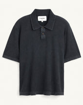 Knit Polo - Black