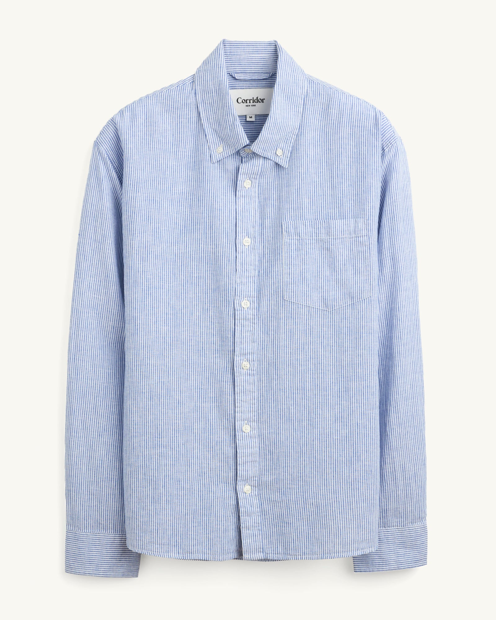 Linen Stripe LS - Blue