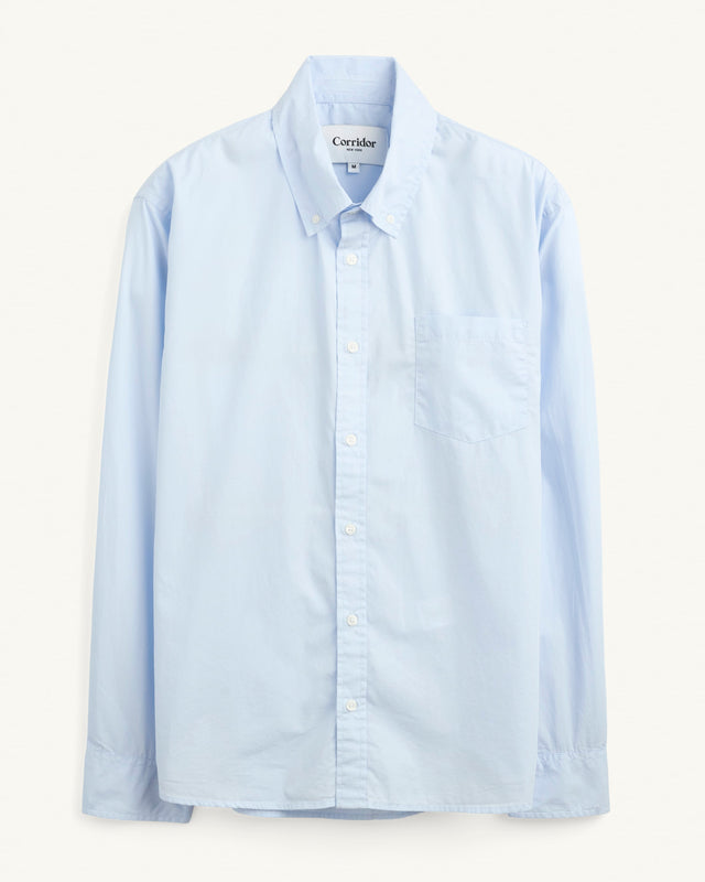 Poplin LS - Light Blue