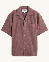 Paisley Embroidery SS - Purple