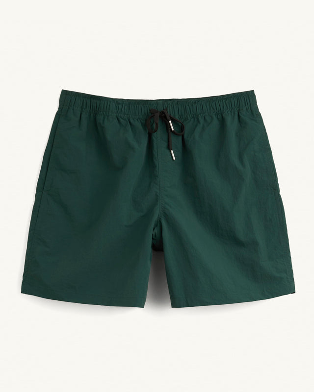 Nylon Drawstring Shorts - Spruce