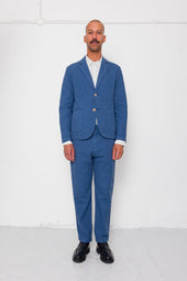 Cotton Linen Trouser Woad
