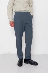 Fixed Waistband Cotton Linen Trouser