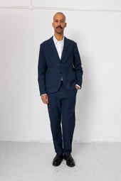 Fixed Waistband Cotton Linen Trouser