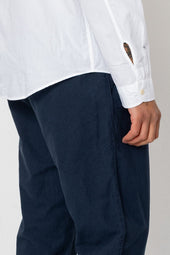 Fixed Waistband Cotton Linen Trouser