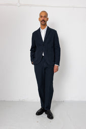 Fixed Waistband Cotton Linen Trouser Soft