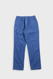 Cotton Linen Trouser - Woad