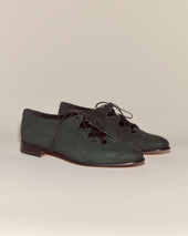 Suede County Clare Shoes - Green