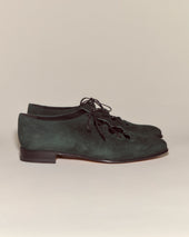 Suede County Clare Shoes - Green