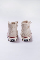Ecru One Of A Kind Handmade Converse Shoes