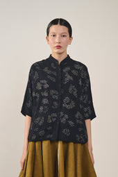 Fine Cotton Bandhani Shirt