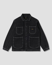 Coverall Jacket (Stonewashed Black Denim)