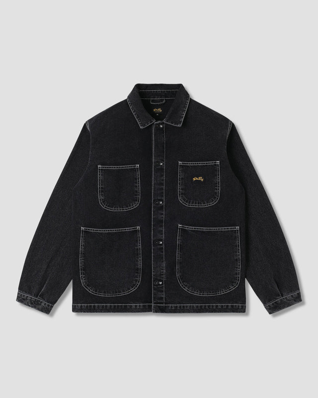 Coverall Jacket (Stonewashed Black Denim)