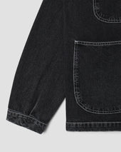 Coverall Jacket (Stonewashed Black Denim)