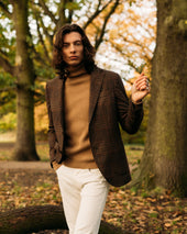 Cashmere Ribbed Submariner Rollneck In