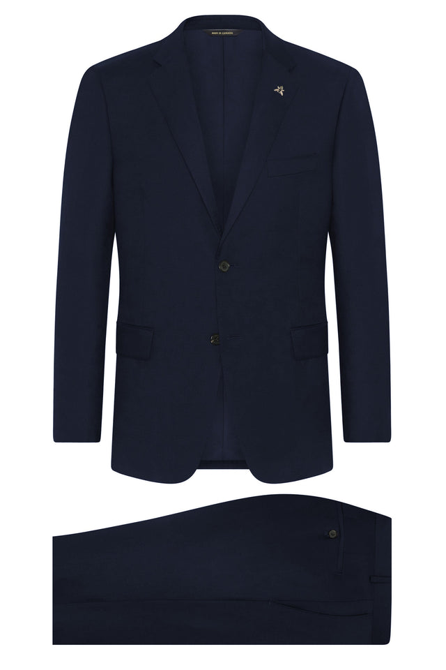 Navy Honey Way Super 150's Wool Suit