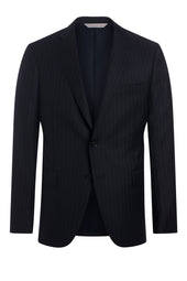 Navy 110's Stripe Suit