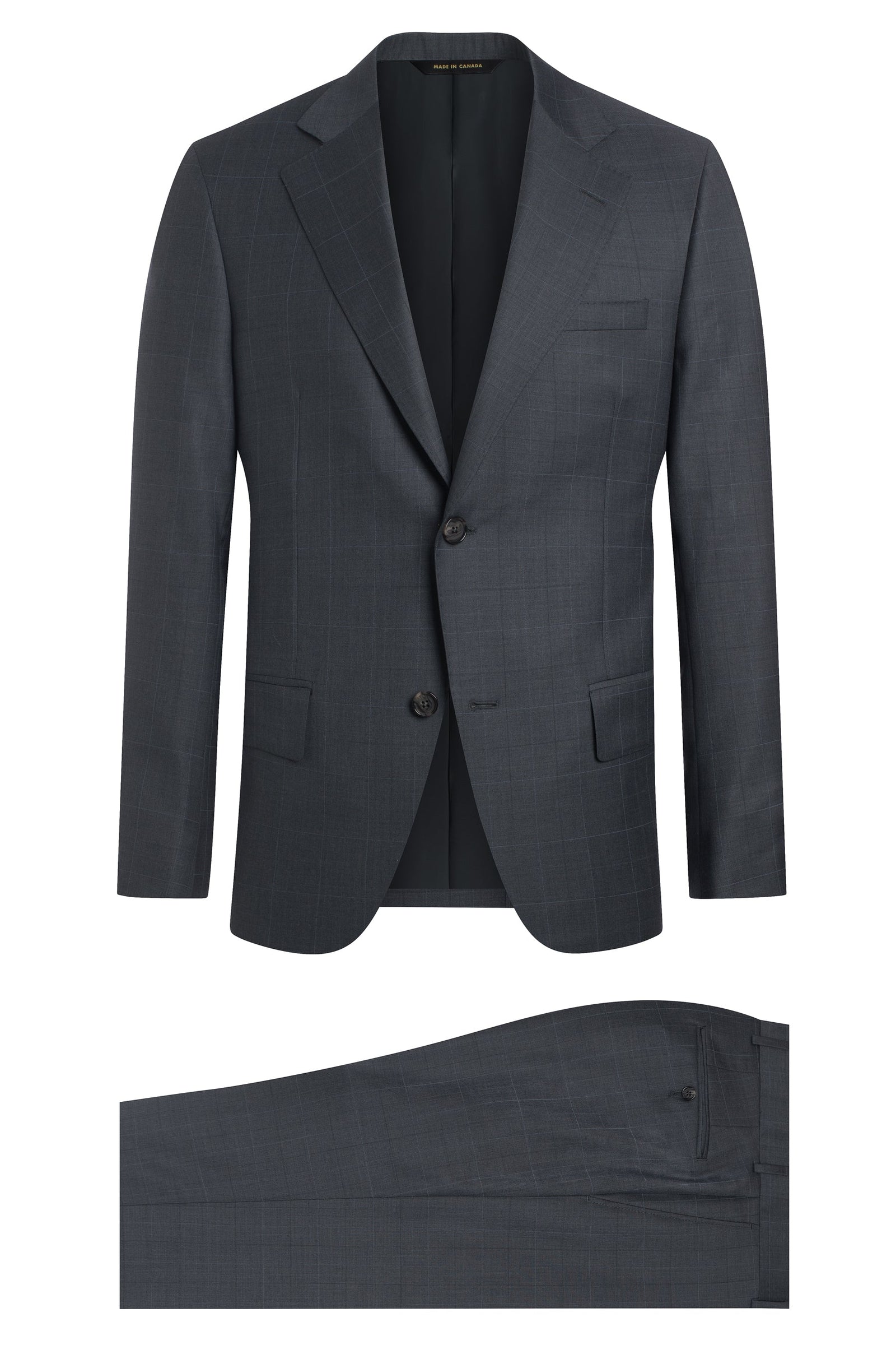 Grey 130 S Plaid Suit