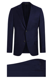 Navy 130's Plaid Suit