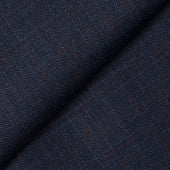Navy Blue Sharkskin Suit