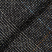 Grey Super 120's Flannel Plaid Suit