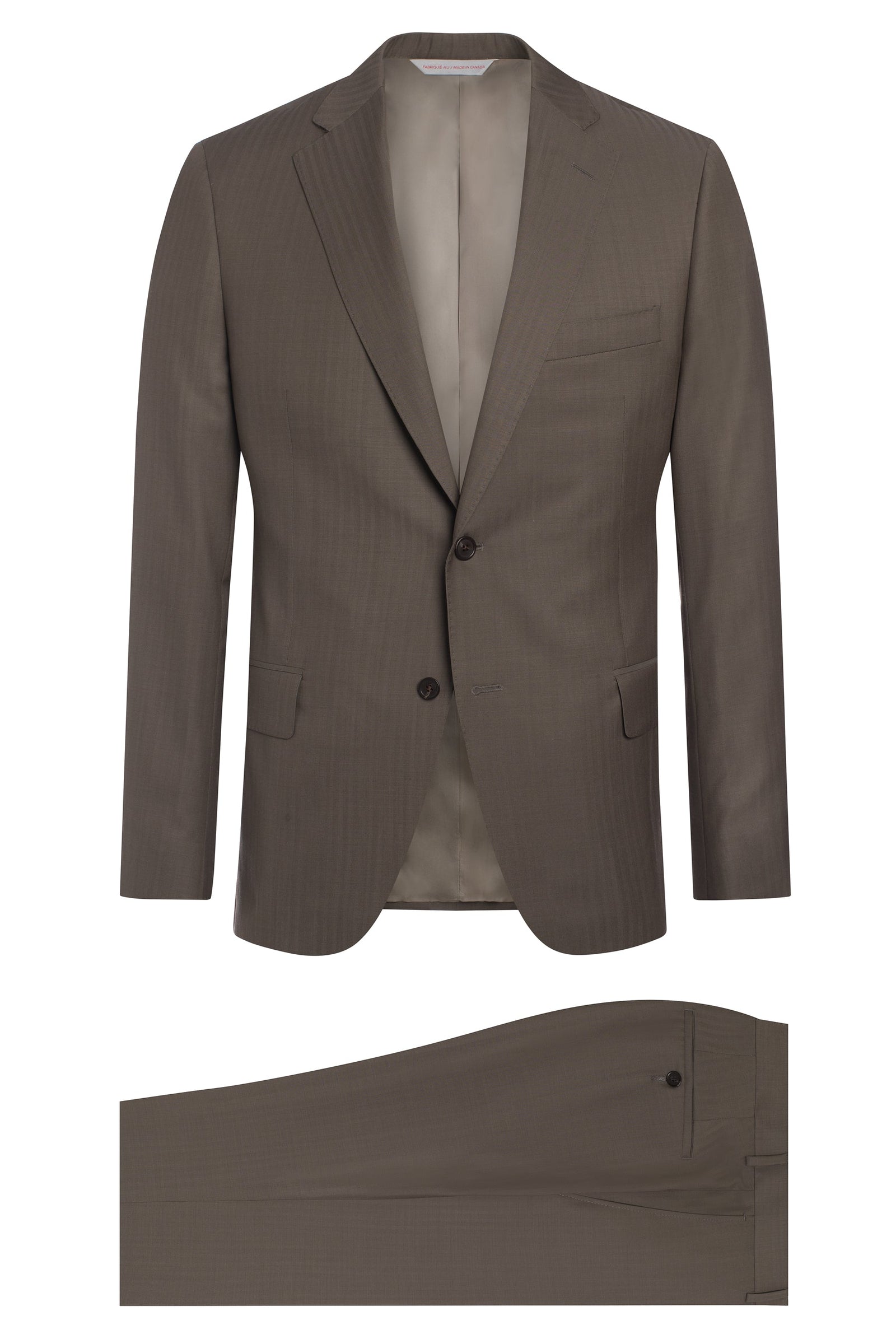Super 130s Tonal Herringbone Suit
