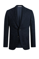 Blue Zegna Linen Blend Donegal Suit