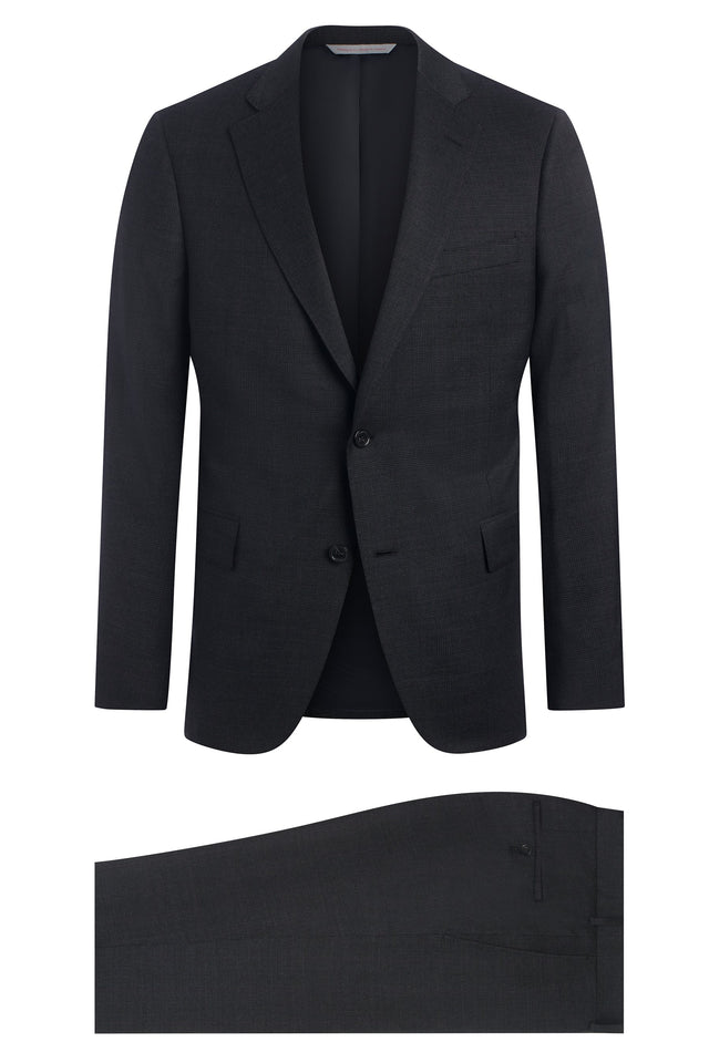 Milled Tonal Glen Check Suit