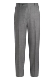 Grey Neat Solid Suit