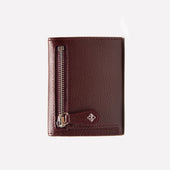 Capra Three Fold Mini Wallet With Zip