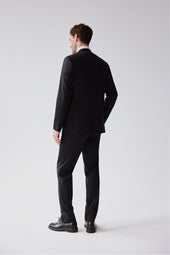 Black 120's Wool Jacket