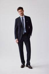 Navy 120's Wool Jacket
