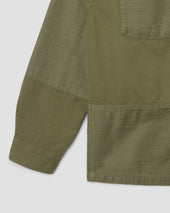 CPO Shirt (Olive Poplin/Sateen)