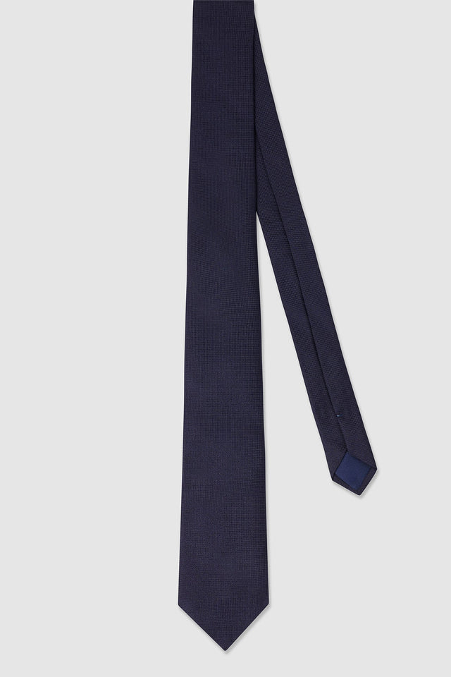 Adriano Tie In Blue Silk