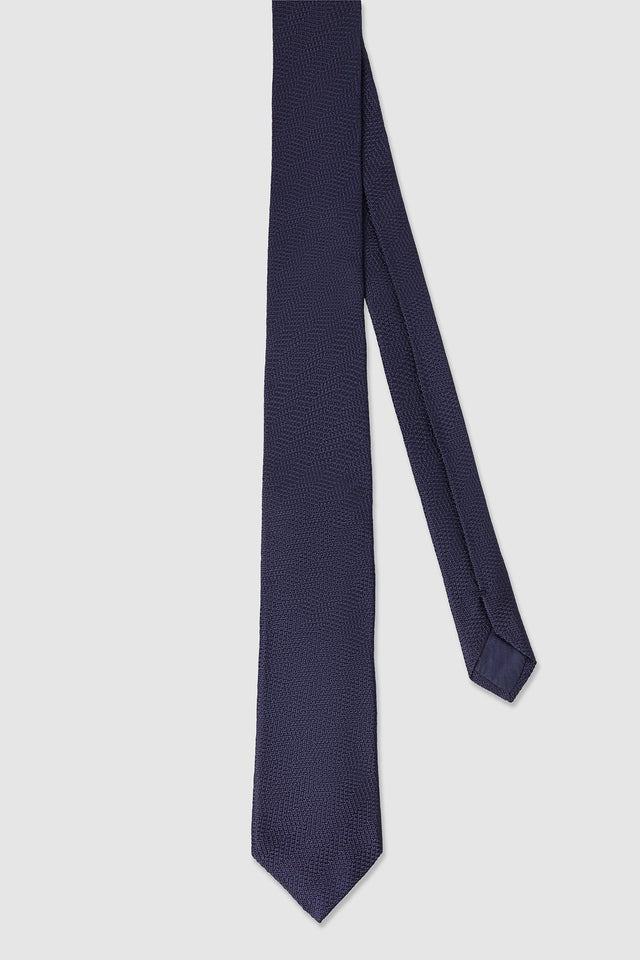 Gideon Blue Silk Tie