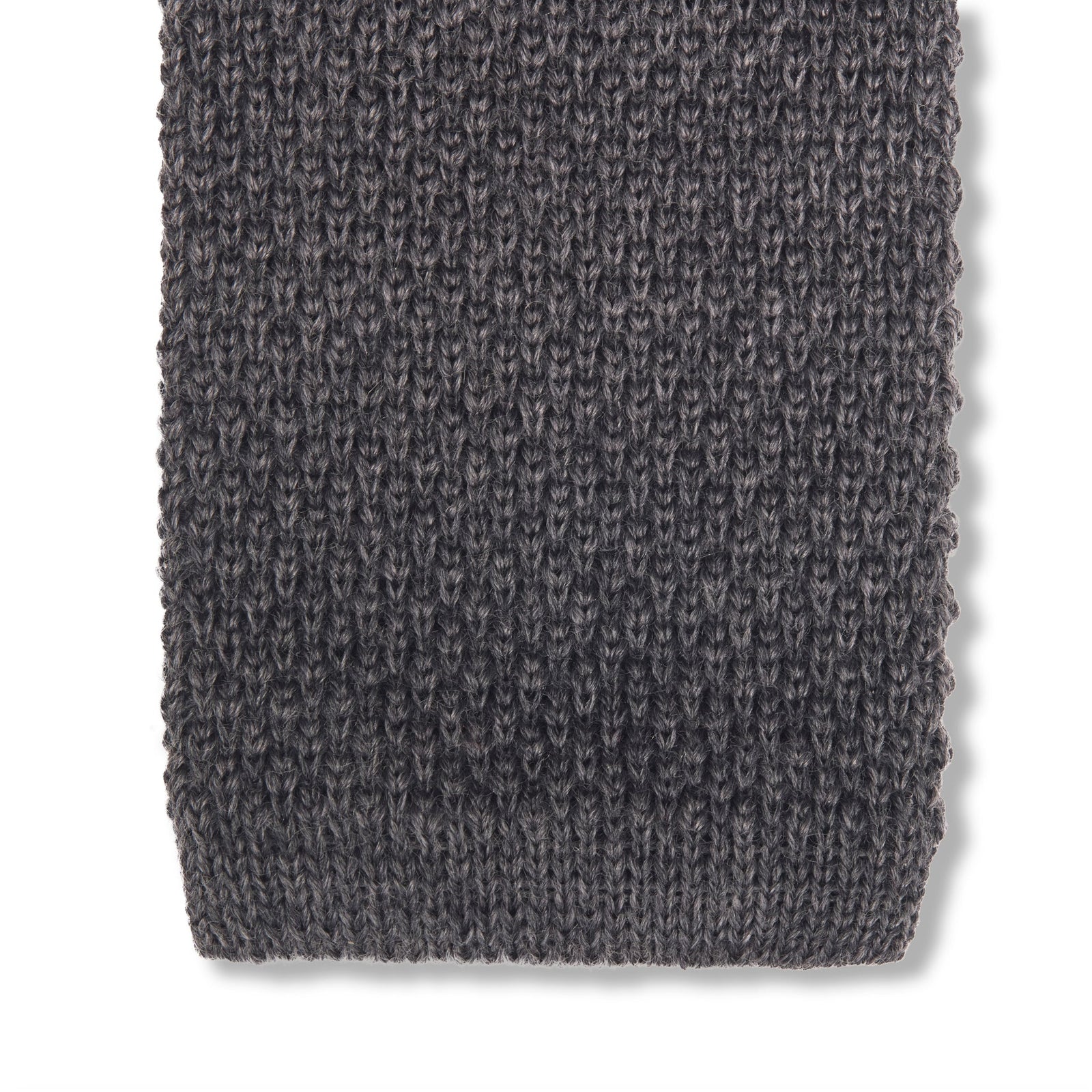 Cravate Tricot Gris Laine