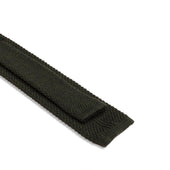 Cravate Tricot Vert Sapin Laine