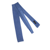 Cravate Tricot Ciel Laine