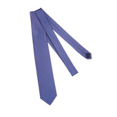 Cravate Bleu Roi Rouge Motif Floral Soie