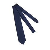 Cravate Marine Ciel Motif Pois Soie