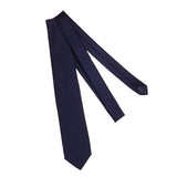Cravate Bleu Marine Rouge Motif Pois Soie
